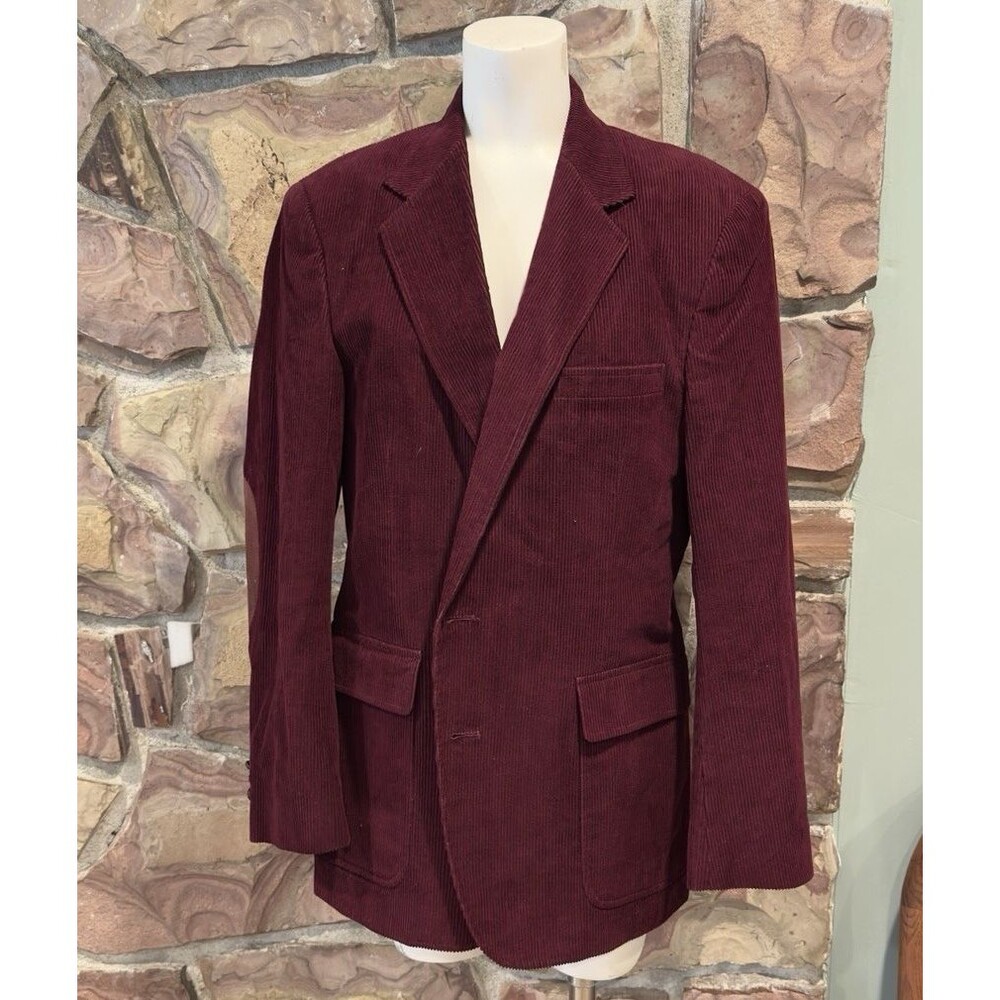 VINTAGE McGregor Tint  Heavy Corduroy Blazer Jacket Sport Coat 42R elbow patch